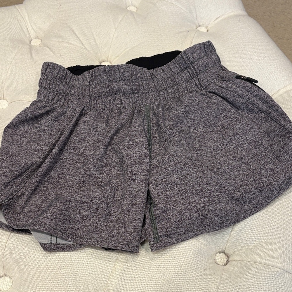 Lululemon Athletica Charcoal Athletic Shorts
